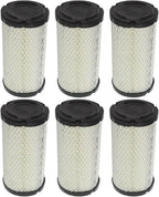 waltyotur 6 Pcs Air Filter 4163715 11013-1290 25 083 02-S 1G659-11222 Replacement for Kubota Bobcat Kawasaki Kohler