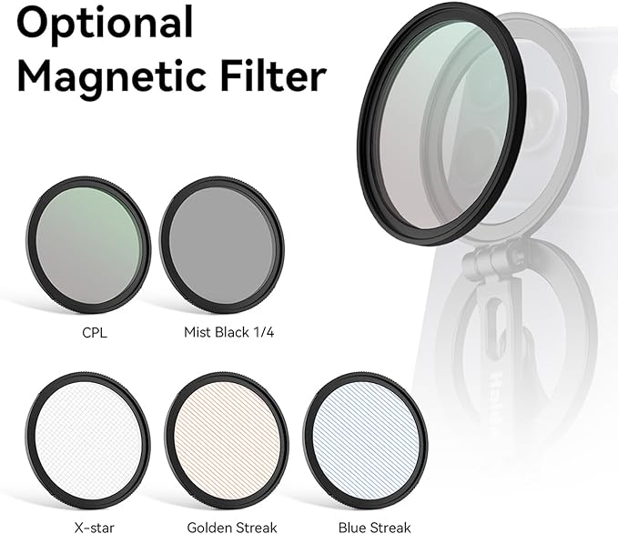 Haida Magnetic Filter Kit for iPhone (X-Star, Golden Streak, Blue Streak)(W/O Holder)
