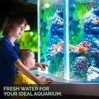 LiquaGen - 6 Stage Heavy Duty - 0 TDS/PPM Reverse Osmosis/Deionization Aquarium Reef Water Filter System | Ultimate Purification RO/DI Machine w/Dual Deionization Canisters (150 GPD)