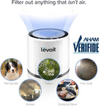 LEVOIT Air Purifier for Home, AHAM Verifide, High-Efficiency Filter for Smoke, Dust, Pollen, and Odors in Bedroom, Office, or Nursery, Optional Night Light, Quiet Operation, LV-H132, White