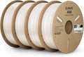 ELEGOO ASA Filament 1.75mm White 4KG, UV & Weather Resistant 3D Printer Filament Bundle for Outdoor Functional Parts, High Impact Strength Engineering Grad 1kg Spool (2.2lbs) Fit for FDM Printers