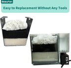 4 Set of Three-Stage Filtration Tank Filter Maintenance Kit, Replacement for AquaClear 70 Power Filter, Fish Tank Filter for 40- to 70-Gallon Aquariums