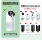 M02 Replacement Filter Only Compatible with MOOKA M02 Air Purifier, 3-in-1 Pre-Filter, HEPA, High-Efficiency Activated Carbon Filter Filtration System, 2 Pack