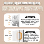 Backlit LED Illuminated Bathroom Mirror with LED Lights, Lighted Bathroom Makeup Wall Mounted Mirror with Demister Pad, Sensor Touch Switch, Horizontal/Vertical(B,H70*W90CM/H27.5*W35.4IN)
