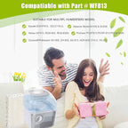 8 Pack WF813 Humidifier Filters Wick Replacement Compatible with ReliOn RCM-832 RCM-832N WF813 DH832 ProCare PCWF813 Equate EQWF813 EQ-2119-UL Duracraft DH-830 Cool Mist Humidifier Filters