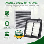 Cabin Engine Air Filter Kit CF11182, CA11041 Honda CR-Z L4-1.5L (2011-2016), only fit Hybrid