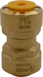 Supplying Demand SB1 7/8 Inch Quick Connect HVAC Brass Coupler Fitting