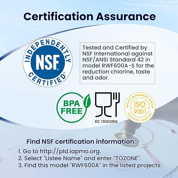 GOLDEN ICEPURE Refrigerator Water Filter Replacement for GE SmartWater MWFA, 1PACK, GWF, GWFA, RWF0600A, FMG-1, WFC1201, GSE25GSHECSS, PC75009, 197D6321P006, Kenmore 9991, PC83879, GSL25JFTABS