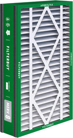 Filterbuy 16x25x3 Air Filter MERV 8 Essential Dust & Allergy Defense (2-Pack), Electrostatic Pleated HVAC AC Furnace Filters for Trion Air Bear, Lennox X0581 & More (Actual Size: 15.63 x 24.13 x 3.00)
