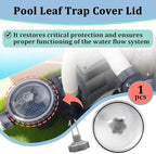 Pool Leaf Trap Cover Lid with O-Ring and Valve Kit for Intex, Replacement Parts for 12 Inch Sand Filter Pumps, Compatible with SF15110, SF70110, SF60110