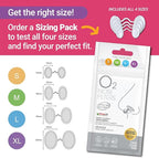 O2 Nose Filters with 3M Filtration - Nasal Screens for Allergies, Dust & Smoke - Drug-Free & Latex-Free Nose Filters - Invisible Allergy Protection (Large x 20)