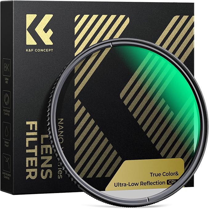 K&F CONCEPT 49mm True Color Ultra-Low Reflectivity CPL Filter Polarizer Lens Filter Circular Polarizing for Camera Lenses with 28 Multi-Coated (Nano-X Series)