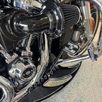 Big Sucker cone Air filter intake for harley air Cleaner Sportster Softail fatboy heritage dyna touring street road king Glide (Nake - BLACK, TypeD : Touring M8 17-UP, Softail 18-UP)