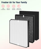 AD3000 Replacement Filter Compatible with AirDoctor 3500 Air Purifiers, 7-Pack – Includes 1 Main Filter, 2 Carbon Filters & 4 Pre-Filters