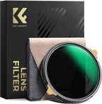 K&F CONCEPT 52mm Variable ND2-32 ND Lens Filter & Circular Polarizing Filter 2-in-1 for Camera Lens, Waterproof Scratch Resistant 36 Multi-Coated Lens Filter (Nano-X PRO Series)