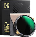 K&F CONCEPT 49mm Variable ND2-32 & Polarizing Filter 2-in-1 for Camera Lens, Waterproof Scratch Resistant 36 Multi-Coated Lens Filter (Nano-X PRO Series)