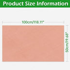 Copper Mesh Screen - 19.7" x 39.4", 40 Mesh, Dense Filter, 99.9% Pure Copper Fabric DIY Kit for Window Protection