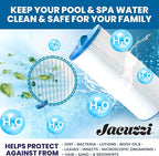 Jacuzzi ProClear II 60 Sq Ft Replacement Filter Cartridge 6000-383AJ2, Fits 2002+ J-300 Series Hot Tubs - Hydro Filter with Twist-Off Cap, Premium Spa Water Filtration for Clean, Clear Waters - 2 Pack