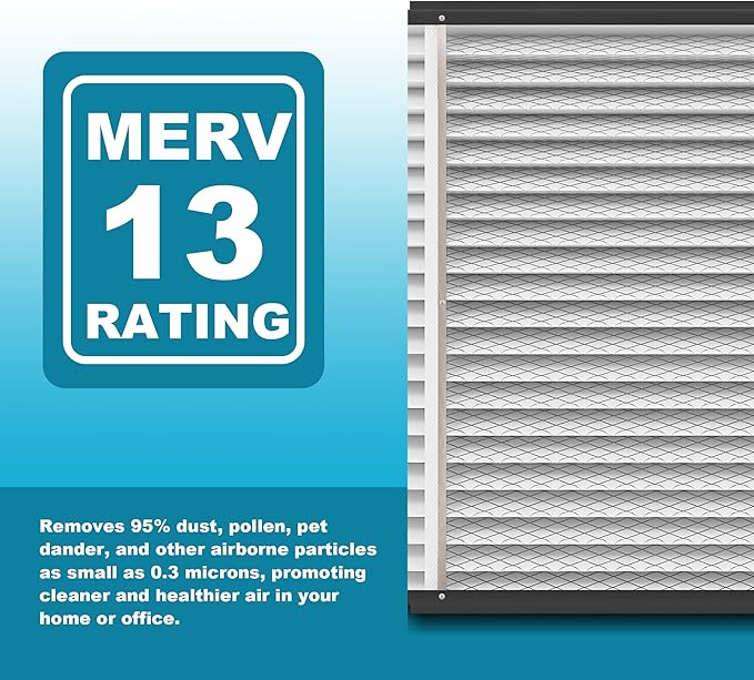 213 Replacement Filter for AprilAire Whole House Air Purifier, Models 1210, 1620, 2120, 2200, 2210, 2216, 3210, 4200, MERV 13 Furnace Air Purifier, (Actual Size: 20.8x24.8x4 Inch), 1Pack