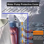 Stainless Steel Pump Filter Cover Water Pump Protective Cover Sump Pump Anti-Clogging Outdoor 1mm Mesh Pump Cover Barrier Durable And Strong For Septic Tanks Farm Irr(Size:35x60cm/13.7"x23.6",Color:A)