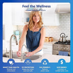 EXPRESS WATER UV Reverse Osmosis Water Filtration System – 11 Stage UV Water Filter with Faucet and Tank – Under Sink Water Filter with Alkaline Filter for added Essential Minerals 100 GDP