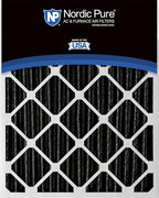 Nordic Pure 20x25x2 (Actual Size: 19 1/2 x 24 1/2 x 1 3/4) Furnace Air Filters MERV 12 Pleated Plus Carbon 3 Pack