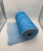 Paint Booth Exhaust Fiberglass Filter Roll, Blue/White Paint Arrestor for Spray Booth (20.5" x 200ft)