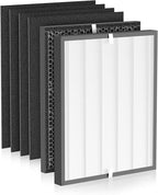 3000 Replacement Filter Compatible with Air Doctor 3000 Air Purifier, 1 Premium Filter + 1 Activated Carbon Filters + 4 Pre-Filters,Compare to ADF3001 ADF3002 ADF3003