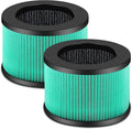 2 Pack MK01 MK06 Air Filter Replacement Compatible with Aroeve MK01 MK06, ToLife TZ-K1 and Kloudi DH-JH01 Filter, Pet Dander Version, Green