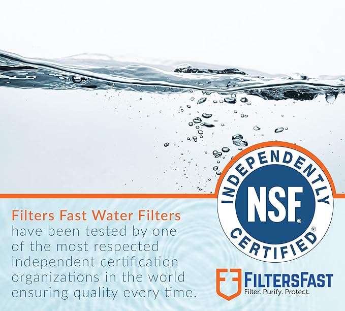 Filters Fast PH21100 Compatible Replacement for GE MWF Carbon Water Filter Cartridge for Fridge Refrigerator Water Dispenser