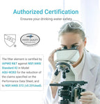 [WITH CHIP] AQUA CREST WF283-R Replacement for Elkay® 51300C, Compatible with Elkay® ezH20® and Halsey Taylor® Bottle Filling Stations, NSF/ANSI 42, Reduces Chlorine, Bad Taste & Odor, 2 Packs