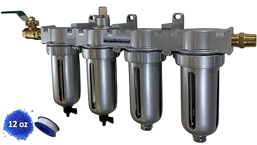 THB 4 Stage Ultra Clean Compressed Air Filter Dryer Combination (3/8" NPT)