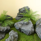 Outdoor Fake Rock Cover Realistic Lightweight Fiberglass Artificial Landscape Boulder Enclosure Protection Dome for Well Pump Septic Tank Electrical Boxes R (S)
