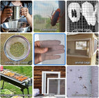 Stainless Steel Woven Wire Mesh Window Screen Mesh, Stainless Steel Woven Wire Mesh, 16 Mesh Rodent Proof Insect Screen, for DIY, Vent, Filter, Window & Garden (Silver 16 Mesh)