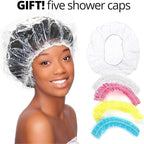 AquaHomeGroup 20 Stage Shower Head Filter with Vitamin C E A for Hard Water - High Output Filter to Remove Chlorine and Fluoride - 2 Replacement Cartridges - Consistent Flow Showerhead Filter