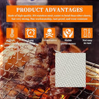 6 Pcs 12x8 Inch 304 Stainless Steel Wire Mesh Metal mesh Screen for DIY Projects, Vent, Cage,Window, Garden, Filter - Never Rust