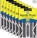 Nordic Pure 16x25x3 (Actual Size: 15 13/16 x 24 5/16 x 3) MERV 10 Pleated Plus Carbon Trion Bear Cub 255649-101 Replacement AC Furnace Air Filters 7 Pack