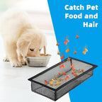 4 x 8'' Floor Vent Cover Trap, Floor Vent Screen Net for Home Floor, Air Vent Filter Mesh Catches Coin, Toys, Pet Food and Hair, Keeps Duct Cleaning - with Spreader Bar 4 Pack