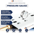 Aquaboon 2-Stage Whole House Water Filter System with 20x4.5 House Water Filters Reducing Sediment & Odors with Gauge & Release, Wrench, Bracket