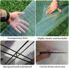 Glass Roof Pergola Polycarbonate Roofing Roll Polycarbonate Panels for Sunrooms, Open-Air Gardens, Greenhouses, Agricultural Use, Sheds(0.8x20m)