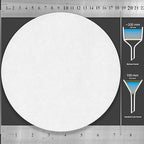 Filter Paper 18.5 cm Lab Qualitative Filter Paper for Chemistry, Standard Qualitative Grade 1-Medium Flow 185 mm(100 Discs)
