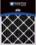 Nordic Pure 20x25x5 (Actual Size: 19 7/8 x 24 7/8 x 4 3/8) Honeywell Replacement Air Filters MERV 10 Plus Carbon 4 Pack