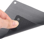 uxcell PC Dust Fan Screen with Screws for Cooling Dustproof Case Cover PVC 120mm 5pcs