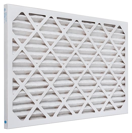Aerostar 20x25x1 MERV 6 Pleated Air Filter, AC Furnace Air Filter, 6 Pack (Actual Size: 19 3/4"x24 3/4"x3/4")