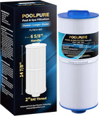 POOLPURE PLF6CH-960 Spa Filter Replaces PJW60TL-F2S, Jacuzzi Filters J-300, J400, Filbur FC-2800, 6540-476, 6540-383, Hot Tub Filter with Closed Handle(Not be Removed) 1PACK