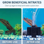 Pawfly Aquarium Bio Sponge Filter Quiet Betta Fry Shrimp and Small Fish Foam Filter for Fish Tank up to 30 Gallons, 4 Pack