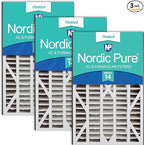 Nordic Pure 16x25x3 (Actual Size: 15 13/16 x 24 5/16 x 3) MERV 14 Trion Air Bear Cub Replacement 266649-101 Air Filters 3 Pack