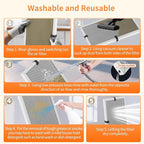2-Pack 20x25x1 MERV 8 Reusable & Washable Electrostatic Air Filters - Long-Lasting Filter for HVAC, Furnace & Air Conditioner Units, Actual Size: 19-5/8” x 24-5/8” x 7/8”