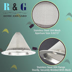 4 PCS-Cone-Type Spark Arrestor Screen 2.8”