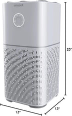 BISSELL Air180 Air Purifier For Home, Bedroom, HEPA Filter, Filters Smoke, Allergies, Pet Dander, Odor, Dust, Gray, 3496+